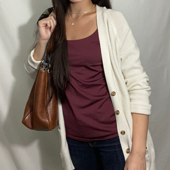 Womens NY&Co. maroon adjustable tank size Small - Picture 3 of 8